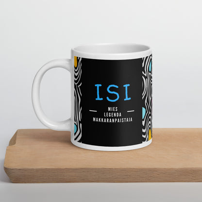 ISI – Mies, Legenda, Makkaranpaistaja -muki | Isänpäivälahja