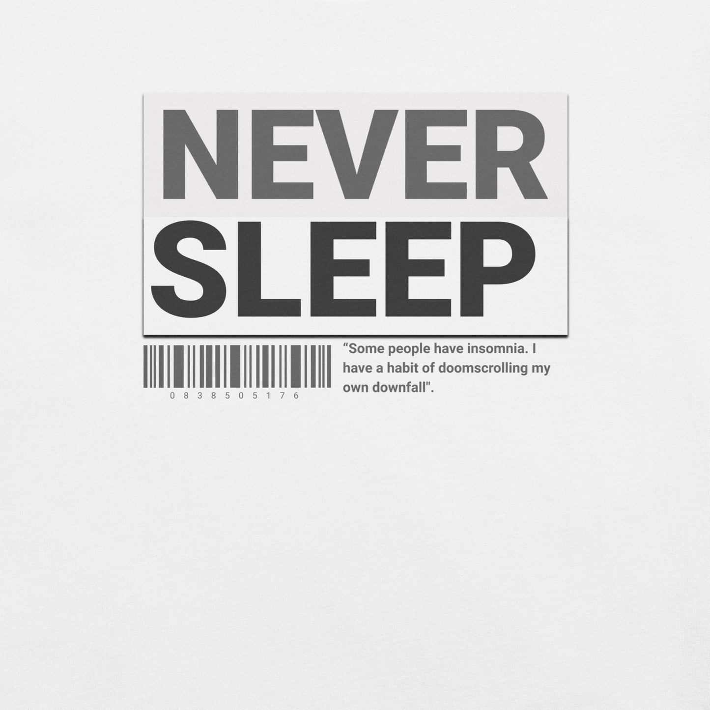 T-paita ahdistuksesta, unettomuudesta ja algoritmeista