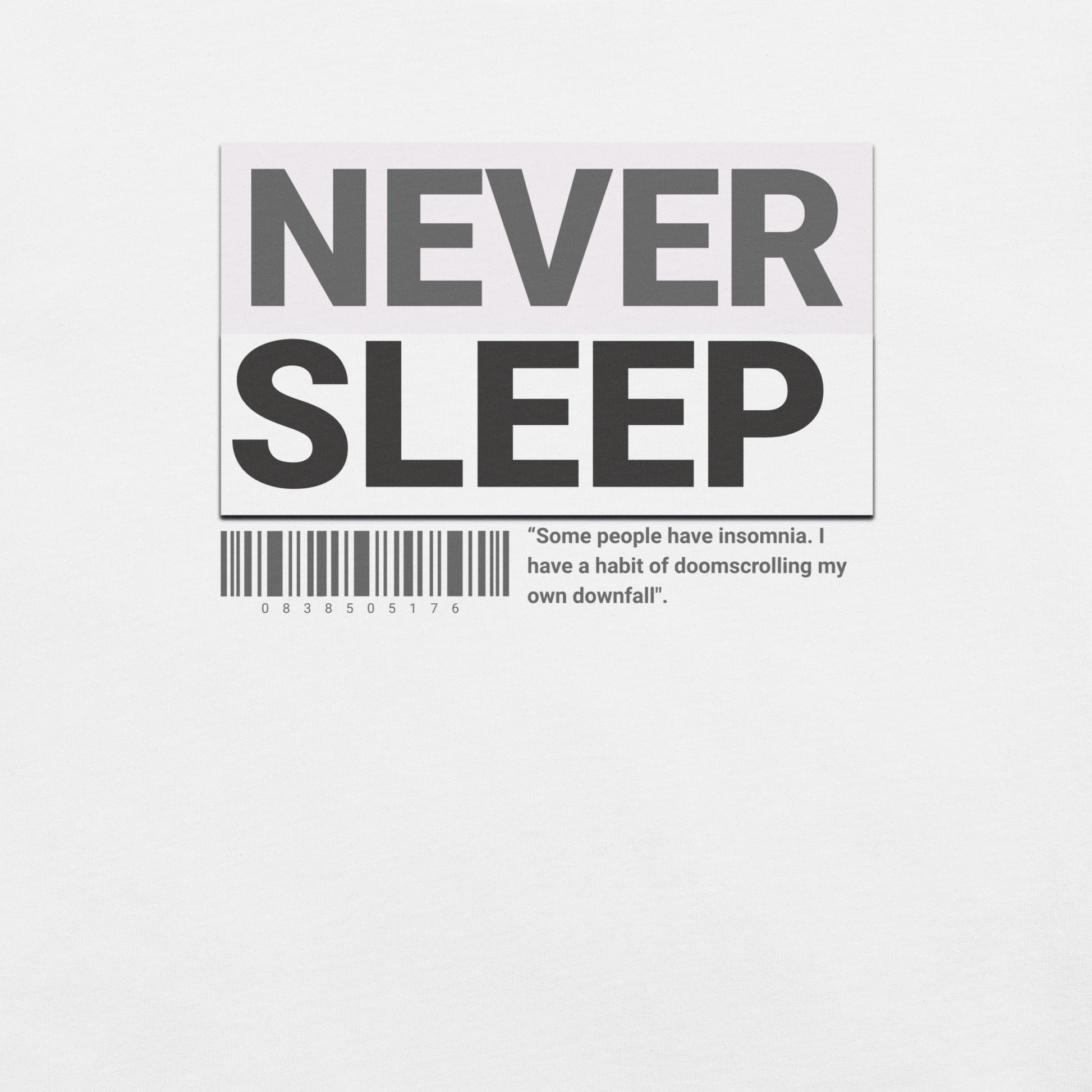 T-paita ahdistuksesta, unettomuudesta ja algoritmeista