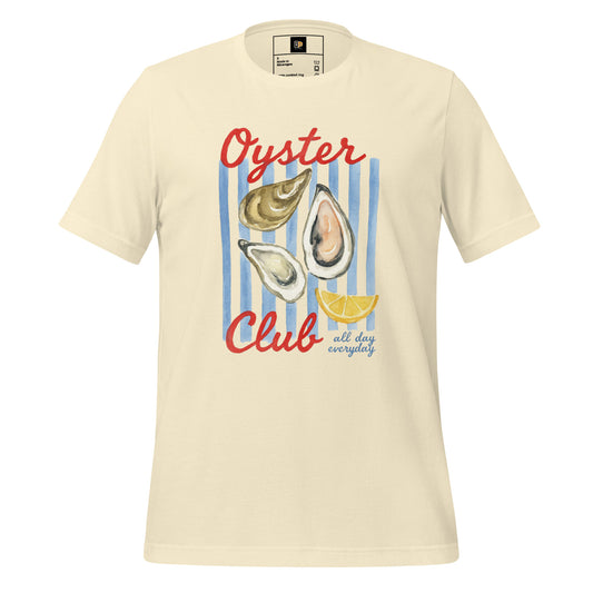 Oyster Club T-paita – Kesäinen Oyster Lover -paita | Unisex
