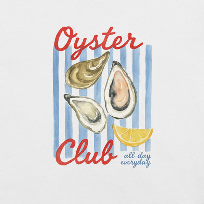 Oyster Club T-paita – Kesäinen Oyster Lover -paita | Unisex