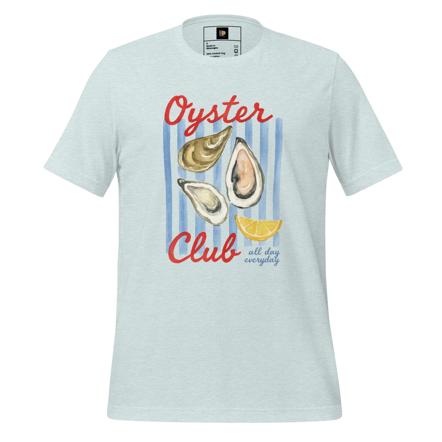 Oyster Club T-paita – Kesäinen Oyster Lover -paita | Unisex