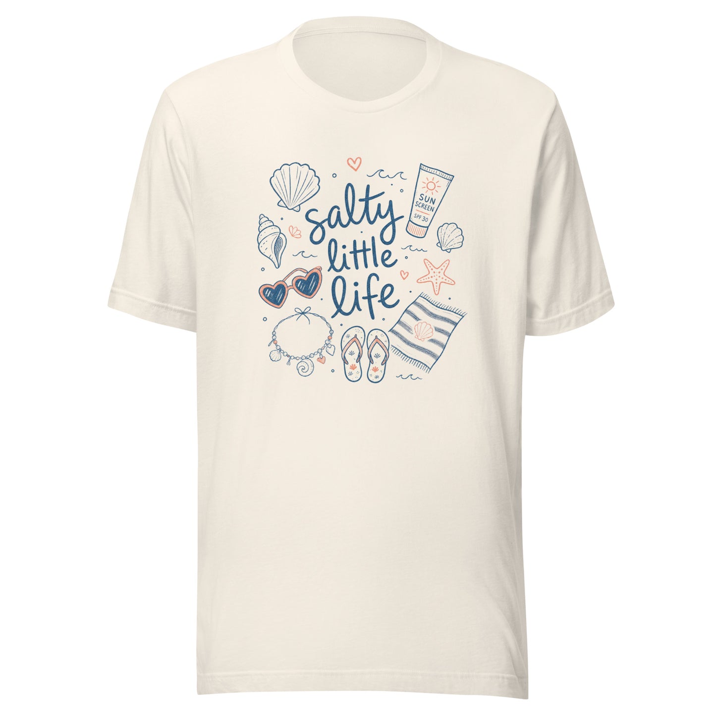 Salty Little Life - T-paita | Kesäinen Unisex Paita | Rantatyyliä arkeen