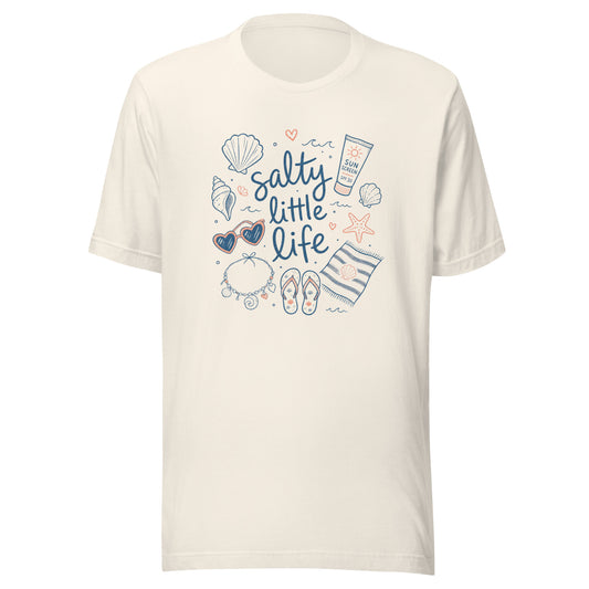 Salty Little Life - T-paita | Kesäinen Unisex Paita | Rantatyyliä arkeen