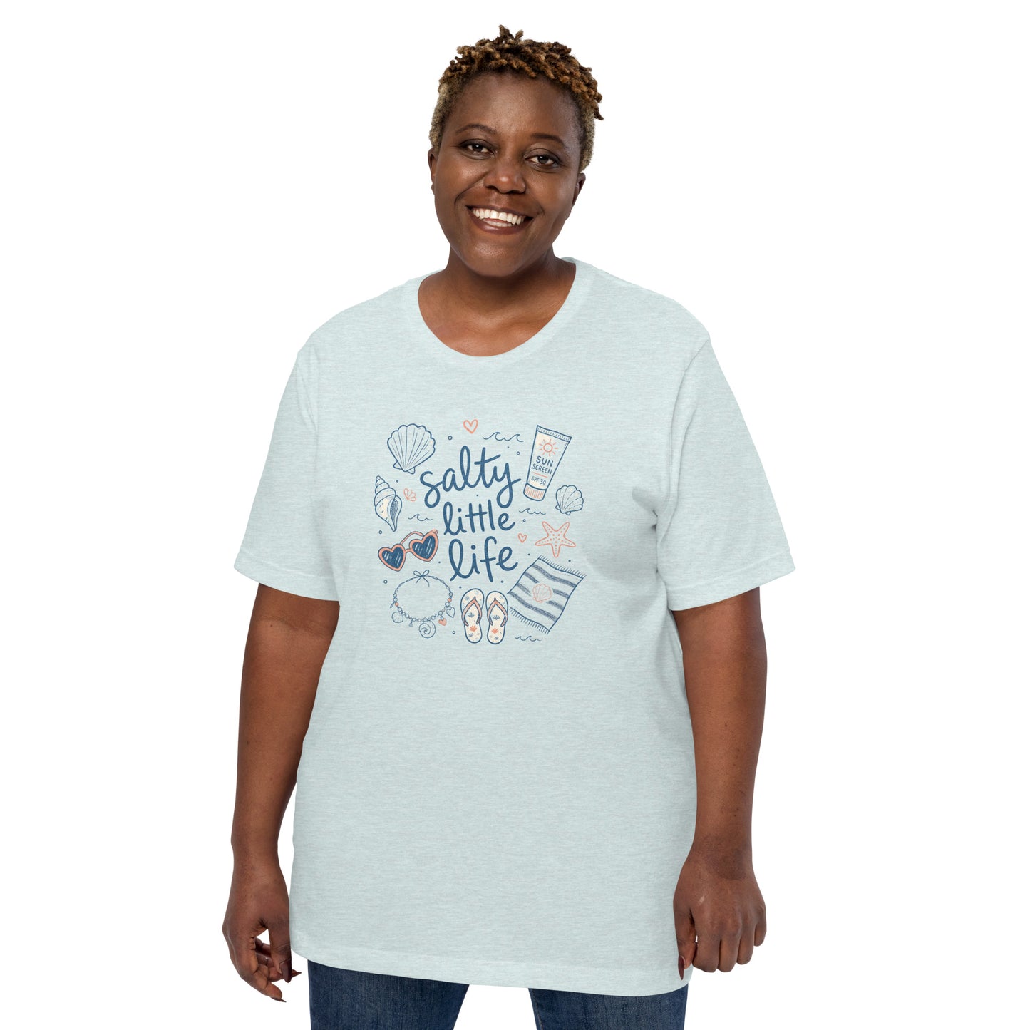 Salty Little Life - T-paita | Kesäinen Unisex Paita | Rantatyyliä arkeen