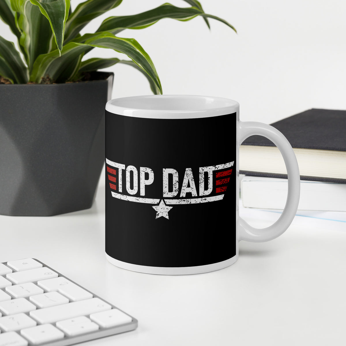 TOP DAD – Kahvimuki isälle 3 dl | Lahja isälle