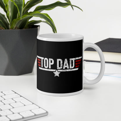 TOP DAD – Kahvimuki isälle 3 dl | Lahja isälle