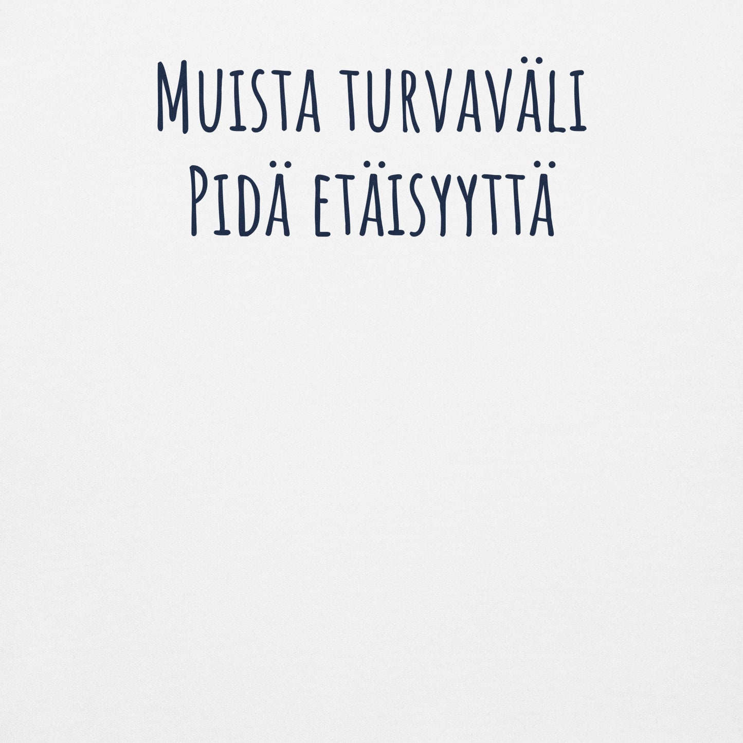 Koirahuumori  lämmin Huppari | “Omistajani haukkuu lujempaa” + “Muista turvaväli. Pidä etäisyyttä.”