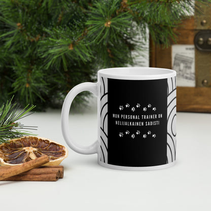 Mun personal trainer on nelijalkainen sadisti -muki | Huumoria koiranomistajille