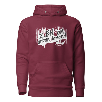 Unisex-huppari sarkastisella zen-tekstillä – Buuttipajan uutuus